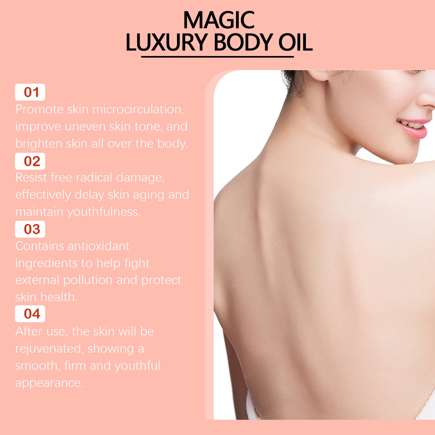 Magic Herbal Body Oil – Skin Nourishing & Moisturizing Formula (Pakistan)