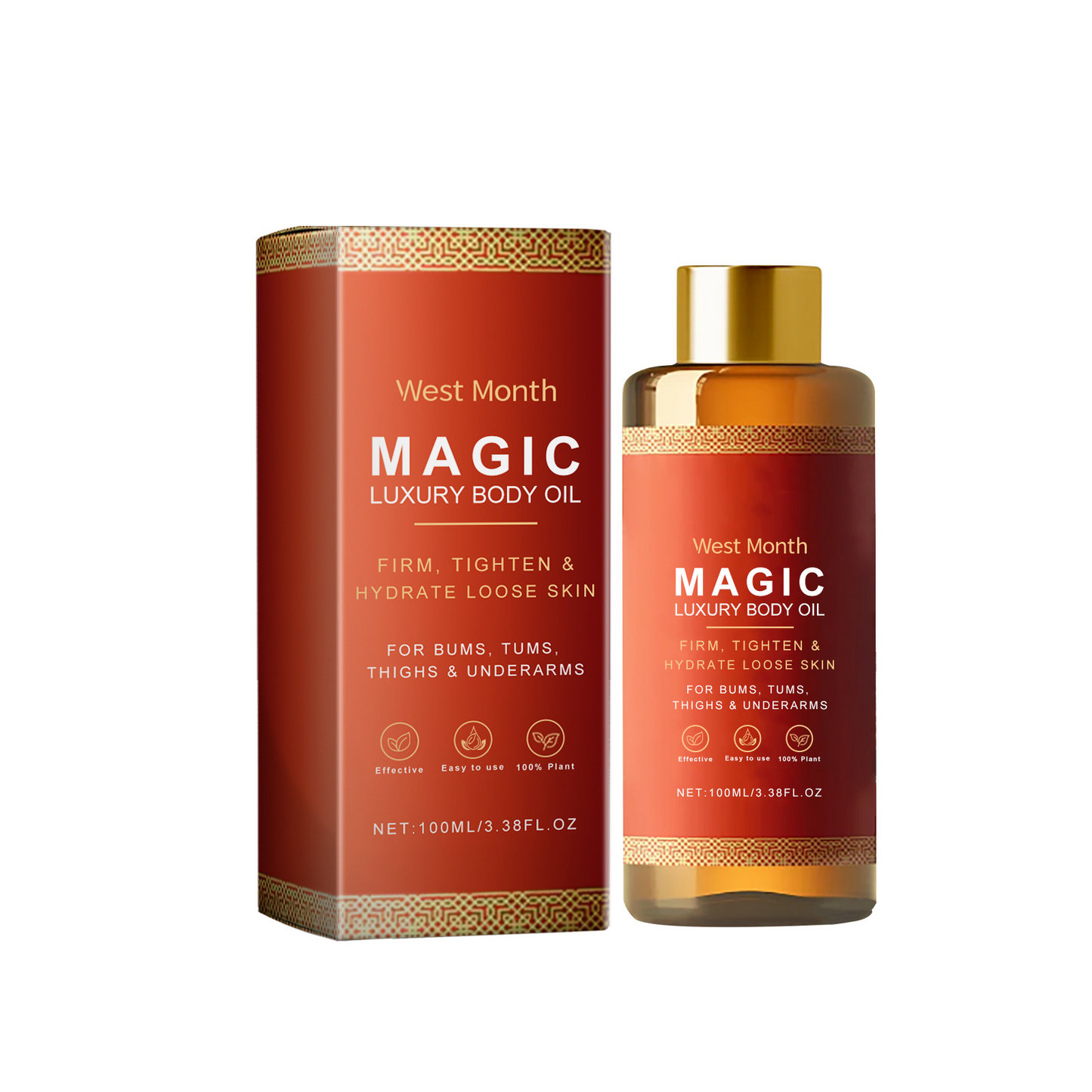 Magic Herbal Body Oil – Skin Nourishing & Moisturizing Formula (Pakistan)
